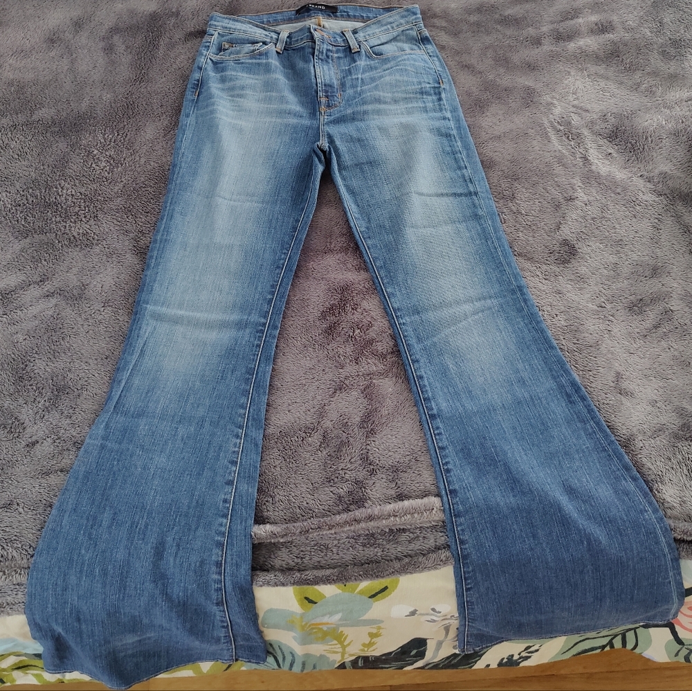 J Brand, NWOT flared blue jeans